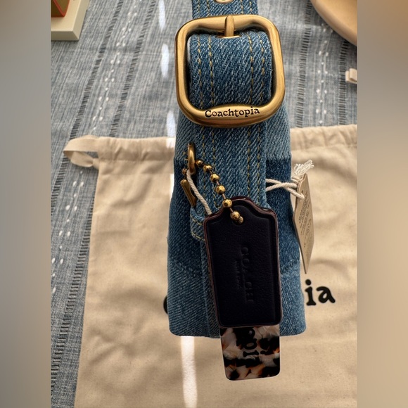 NWT Coachtopia Alter Ego Small Check Board Denim - Picture 3 of 15